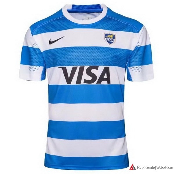 Camiseta Argentina Primera equipación 2018 Azul Blanco Rugby